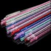 Ayoyo 24 Pcs 11 Inch Reusable Plastic Straws Glitter Party Wedding Holiday Drinking Straw for Tumbler 2 Cleaning Brush Include
