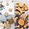 6 Pcs Letter Stamps for Clay Letter Numeral Polymer Clay Tools Reusable Alphabet Number Stamps Tools with Double Small Alphabet Numeric Symbols for Pottery DIY Handmade Crafts Pottery Fondant Cookie