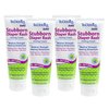 TriDerma MD Baby Stubborn Diaper Rash Healing Cream, Healing for Hard-to-Heal Diaper Rash, Treat and Prevent Diaper Rash and Seal Out Wetness, Non-Greasy Diaper Rash Ointment, 4.0 oz each, 4 Pack