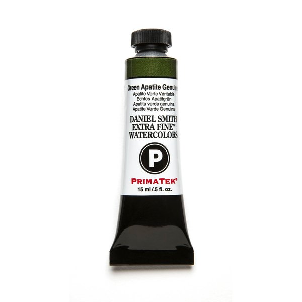DANIEL SMITH 284600197 Extra Fine Watercolor 15ml Paint Tube, Green Apatite Genuine, 0.5 Fl Oz (Pack of 1)