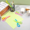 LovesTown Preschool Training Scissors,4Pcs Children Safety Pre-School Safety Scissors Art Craft Scissors