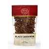 Black Cardamom Pods 3.5 Oz Bag (100gm) | Whole Kali Elaichi Indian Spice by Spicy World