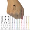 Hydration Tracker Water Bottle Temporary Tattoo Water Resistant Fake Body Art Set Collection - Brown (One Sheet)