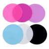 6 Pcs Silicone Nail Art Palette Nail Painting Mat Nail Polish Color Mixing Palette Drawing Color Palette Manicure Tool