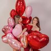 GRESATEK Red Heart Balloons,10Pcs Red Foil Heart Shaped Love Balloons,18Inch Red Helium Mylar Balloons for Valentines,Engagement,Brithday,Baby Shower,Wedding Party Decorations