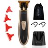 Supreme Trimmer T Shaper Liner Trimmer for Men (90 Min Run Time) Cordless Trimmer for Sensitive Skin, Kids & Elderly – Low Noise Beard Trimmer, Zero Gap Barber Trimmer | ST5210 Gold