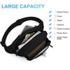 Waist Pack Bag Fanny Pack for Men&Women Hip Bum Bag with Adjustable Strap for Outdoors Workout Traveling Casual Running Hiking Cycling (New Black)