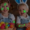 CHARLENT Glow in The Dark Easter Temporary Tattoos for Kids - 74 Individually Sheets Luminous Easter Egg Bunny Tattoos for Boys Girls Party Favors Goodie Bag Fillers