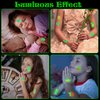 Luminous Easter Temporary Tattoos, Konsait Glow in the Dark Tattoos for Kids Rabbit Tattoos Easter Eggs Chicks Baskets Luminous Fake Tattoo Stickers Year of Rabbit Birthday Party Favors 10 Sheets