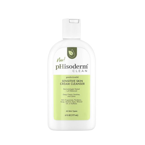 pHisoderm® Clean Sensitive Skin Cream Cleanser – 6 Fl Oz