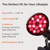 LifePro InfraGlow NIR & Red Light Therapy Lamp - Infrared Red Light Therapy Bulb with 18 LEDs & Clip-On Lamp - at-Home Red Light Therapy for Body, Chronic Pain Relief, Skin Wellness, & Recovery
