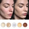 2 Pcs PHOERA Setting Powder, Control Oil Brighten Skin Color Cover Blemish Face Setting Loose Powder。 (02 Cool Beige)