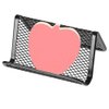 SourceTon Metal Mesh Business Card Holder, Name Card Stand for Office Business Card Display 50 Cards Organizer, 6 Packs
