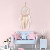 CIOEY Elephant Dream Catcher for Girls Feather Dream Catchers for Kids Bedroom Wall Hanging Decoration Handmade Decor Nursery Wall Art Ornament Craft Native American Decor Birthday Gift (Pink)