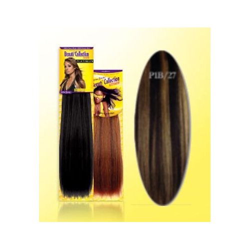 Beauti Collection Human Hair Weave -Straight Weave 10" - #P1B/27 Piano Dark Blonde - Size: 10"