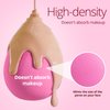 BEAKEY Latex Free Makeup Sponge Set of 6, Super Soft and High-definition Blender Beauty Sponge for Liquid, Cream and Powder, Pink Makeup Gifts