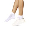 No nonsense womens Soft & Breathable Cushioned Quarter Top Running Socks, White - 9 Pair Pack, 4 10 US