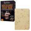 Men’s Natural Mechanic Soap for Hands & Body, 4oz Scented Pumice Soap Bar for Him – Extra Gritty Tough on Gunk & Greasy Grime Exfoliating Soap with Citrus, Sandalwood, Vanilla & Coffee Grounds – Quality Soap Handcrafted in the USA