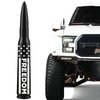 EcoAuto Badass Car Antenna Topper for Dodge Ram & Ford F150 F250 F350 Super Duty Ford Raptor Bronco Trucks - Anti-Theft Design-Radio Antenna Topper for Truck 1990 - Current (Freedom)