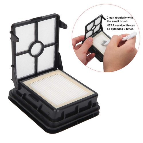 Smilyan Replacement Parts for Bissell CrossWave Cleaner, 2 Pack 1868 Multi-Surface Brush Rolls + 2 Pack 1866 Vacuum Filters，Compare to Part 1608683, 160-8683, 1608684