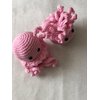 Znet3D Jellyfish Crochet Stuffed Plush Toy - Handmade in The USA - Soft and Adorable. A (Pink)