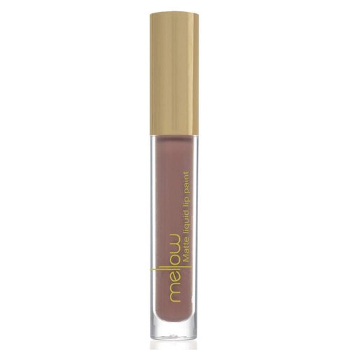Mellow Liquid Matte Lip Paint (Tehran) - Highly Pigmented, Smudge Proof & Moisturizing Lip Color Cream - Vegan, Cruelty-Free & Paraben Free Lip Makeup Cosmetics - Tehran