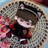 niannyyhouse 20cm Plush Doll Clothes Headwear Coat Pants Shoes Red Flame Set Soft Stuffed Plush Toy Dress Up Accessories (20cm)