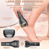 Electric Callus Remover for Feet,Rechargeable Portable Electronic Foot File Pedicure Kits,Professional Waterproof Pedi Feet Care Tools Wet&Dry Foot Scrubber File Perfect for Hard Cracked Dry Dead Skin