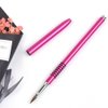 LEQ 1Pcs Kolinsky Acrylic Nail Brush Size 4 Non-slip 3D Nail Art Brush Red