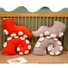 Yoholto Octopus Tentacles Plush Pillow, Tentacles Stuffed Animal, Interesting Plush Gift for Kids Adults(17.7 * 13.7in,Red)