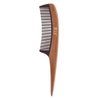 TAN MUJIANG Hair Comb Natural Wood Scalp Massage Anti-static (Teasing Comb)