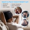 LASCRITTA Migraine Headache Relief Cap, Headache Relief Hat & Migraine Cap Cold Compress, Migraine Relief Cap, Cool Gel Head Wrap, Cold Compress Migraine Relief Products Device for Tension & Stress