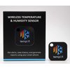 tempi.fi Mini Wireless Temperature and Humidity Sensor - Developed in The USA - 24/7 Data Logger with Alarm – Bluetooth Smart Thermometer and Hygrometer - Monitor Refrigerator Freezer Pets (T3)