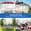 Outdoor Mister System for Outside Patio, Misting Cooling System 65Ft (20M), Water Mist for Backyard, Garden, Greenhouse,Umbrella,Deck,Canopy,Pool,Porch,Gazebo,Kids Trampoline Waterpark Sprinkler