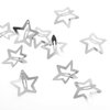 Qianyu 20 PCS 1.22" Star Hair Clips for Girls Non Slip Star Hair Barrettes Y2K Silver Metal Hair Accessories Kawaii Snap Kids Women Decoration Face Wash Clip Decoration