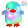 Glow Guards Light up Penguin Stuffed Animal Snuggle Soft Plush Toy with LED Night Lights Glow Birthday Children's Day for Toddler Kids, 12''