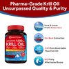 Doctor's Recipes Antarctic Krill Oil Omega 3 Supplement, 1000mg Softgels, DHA:EPA at 1:2 Perfect Ratio, 1.5mg Astaxanthin, Clean Extraction, No Fish Taste, Joint, Brain, Eye Health, Non-GMO