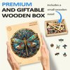 Wooden Puzzles for Adults, 300 Pieces Adult Puzzles, Vintage Dragonfly Puzzles Gifts for Puzzle Lover, Wooden Puzzle Games (L-13.3 * 13.1in)