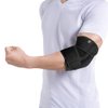 Bracoo Elbow Support Brace, Adjustable Compression with Dual Stabilizers Splint for Sprain, Joint Pain Relief, Tendonitis, Tennis-Golfer's Elbow Treatment, Reversible, EP30