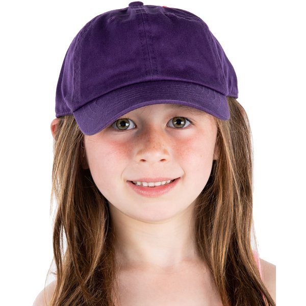 Funky Junque Kids Baseball Cap - Purple (2-5)