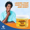 ILIOS Genuine African Formulas Hair Gel Comb Bundle - 4oz Gel, Regular Hold - Styling, Texturing, Grooming Product - For Short, Long, Straight, Curly, Wavy Locks - Compact, Travel-Ready