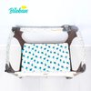 Pack and Play Sheets Fitted, 2 Pack Portable Playard Pack and Play Sheet, Ultra Soft Microfiber Mini Crib Sheets,Whale, Preshrunk