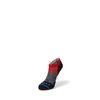 FITS Light Runner – No Show: Running Socks for Workouts,Trail Running, Crossing Training, and Fitness,,Charcoal/Red, S