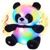 BSTAOFY 12'' Musical Light up Panda Stuffed Animal Realistic LED Soft Plush Toy with Night Lights Glow in The Dark Birthday Valentines Christmas for Toddler Kids