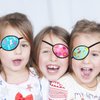 6 Pcs Eye Patches for Kids, Kids Eye Patches Silk Eye Patch Cute Elastic Lazy Eye Patch Kids Eye Patch with Elastic Strap for Single Right or Left Eye 6 Styles