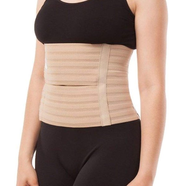 GABRIALLA 9'' Abdominal Binder for Women: Ideal Postpartum Belly Band and C Section Recovery Must Haves, Suitable for Post-Surgery Patients, Postpartum, and C Section Belly Band, Made in USA (XXL)