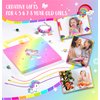 BDBKYWY Girls Charm Bracelet Making Kit - Kids Unicorn Jewelry Supplies Make Set DIY Art Craft Set Birthday Gifts for 3 4 5 6 7 8 Year Old Girl Toys Age 6-8