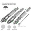 Professional Tobacco Pipe Reamer Tool Adjustable Stainless Steel Carbon Scraper Pen Drill Bit Tamper Pokers Fits Most Size