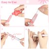 50 Pack Empty Cuticle Oil Pen 3ml Refillable Transparent Twist Pens, Empty Nail Oil Pen with Brush Tip, Eyelash Growth Liquid Tube, Cosmetic Lip Gloss Container for Applicators