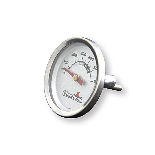 Char-Broil 7484426P06 Temperature Gauge, Standard, Silver